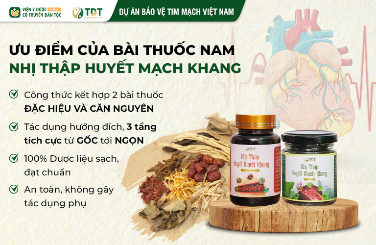 Ưu điểm bài thuốc Nhị thập Huyết mạch khang